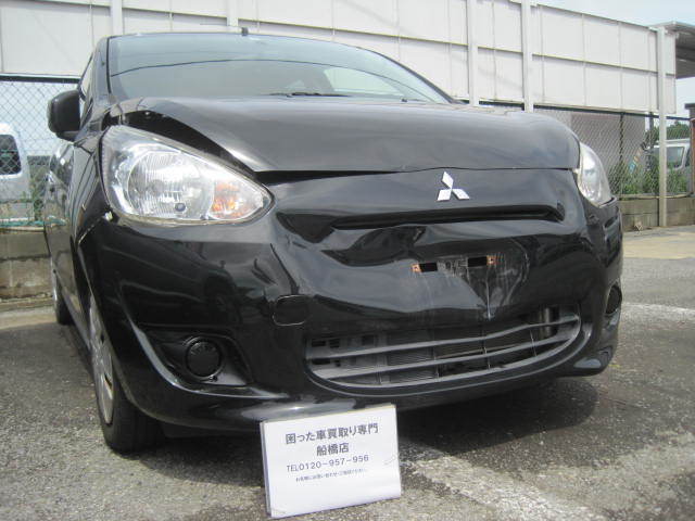松戸市のお客様より事故現状車として買取り致しました。