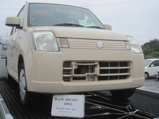 船橋市のお客様よりリピーター様のご紹介にて不動車として買取り致しました。