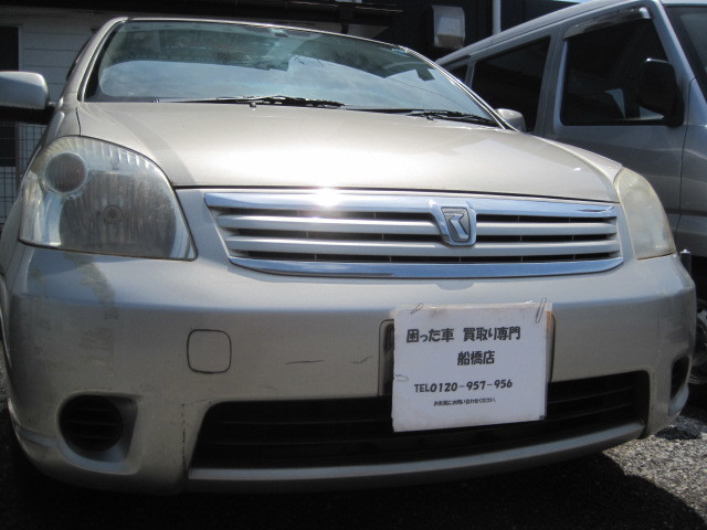 市川市のお客様より不動車として買取り致しました。