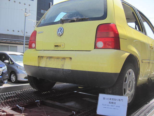 船橋市のお客様よりリピーター様のご紹介にて不動車としてお引き取りさせてもらいました。