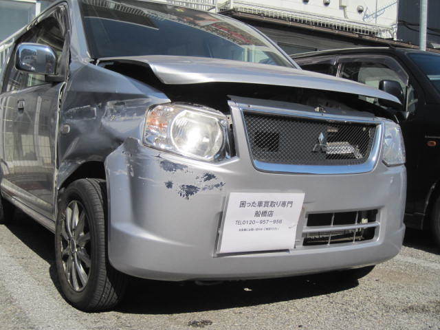 鎌ヶ谷市のお客様より事故現状車として買取り致しました。