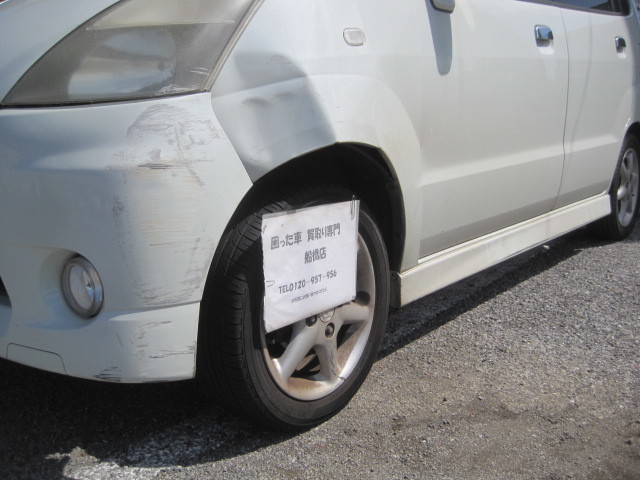 千葉市のお客様より事故現状車として買取り致しました。