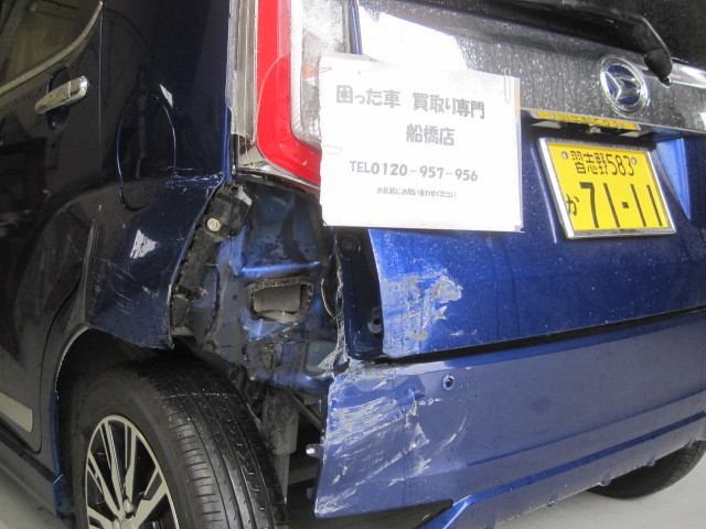 事故現状車 ムーヴカスタム