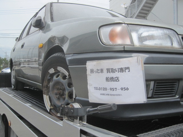 大網白里市のお客様より不動車として買取り致しました。