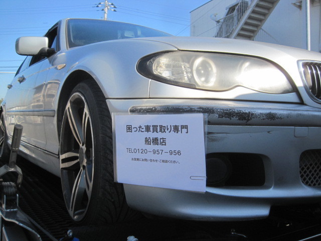千葉市のお客様より不動車として買取り致しました。