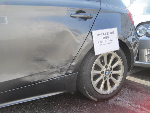 我孫子市のお客様より事故現状車として買取り致しました
