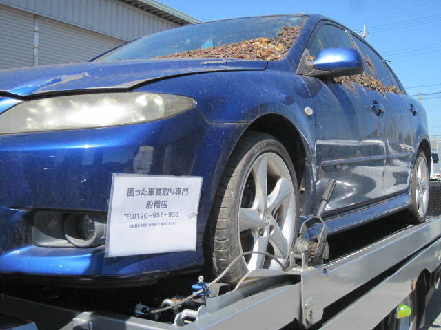 木更津市のお客様よりリピーター様のご紹介にて、不動車として買取り致しました。