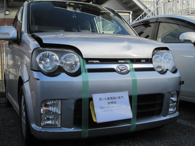 白井市のお客様よりリピーター様のご紹介にて事故現状車として買取り致しました。