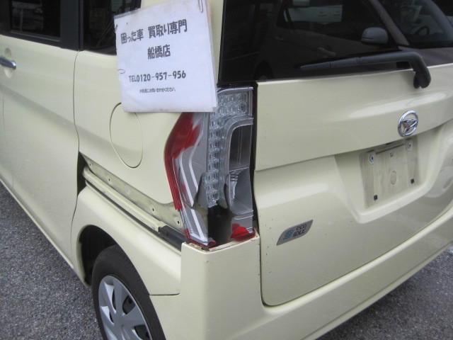 事故現状車 タント