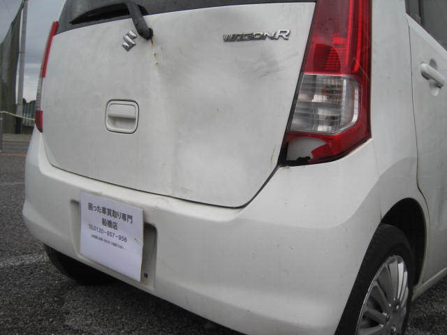 市原市のお客様よりリピーター様のご紹介にて事故現状車として買取り致しました。