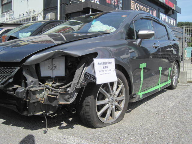 松戸市のお客様より事故現状車として買取り致しました。