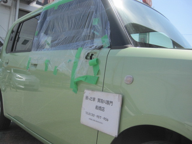 船橋市のお客様より事故現状車として買取り致しました。