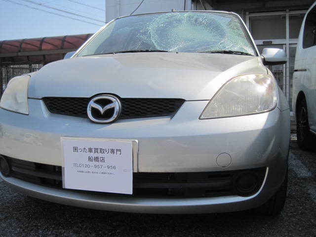 松戸市のお客様よりリピーター様のご紹介にて事故現状車として買取り致しました。