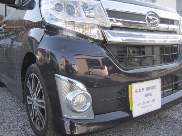 事故現状車 タントカスタム