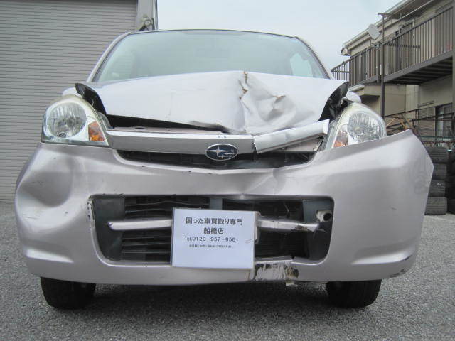 南房総市のお客様より事故現状車として買取り致しました。