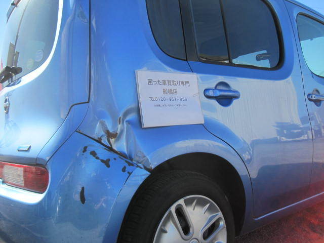 千葉市のお客様よりリピーター様のご紹介にて事故現状車として買取り致しました。