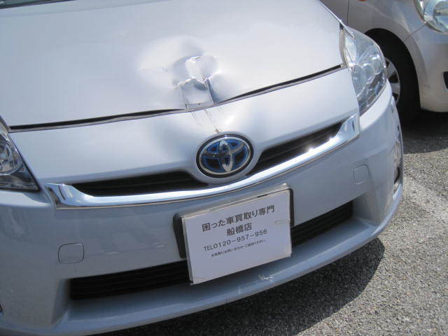 印西市のお客様より事故現状車としてお引き取りさせてもらいました。
