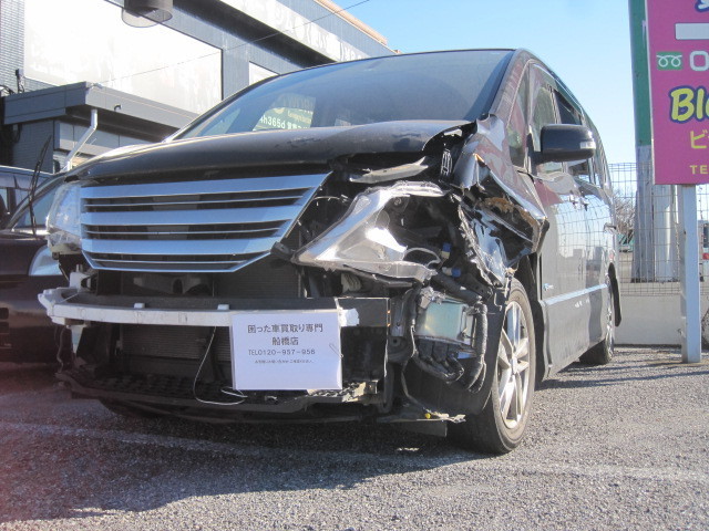 木更津市のお客様よりリピーター様のご紹介にて事故現状車として買取り致しました。