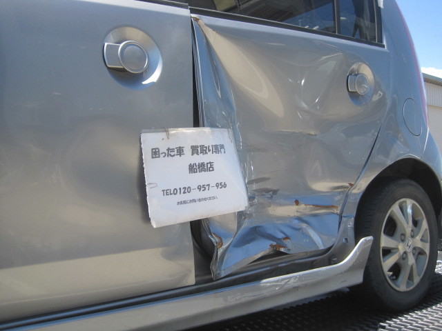 市原市のお客様よりリピーター様のご紹介にて事故現状車として買取り致しました。