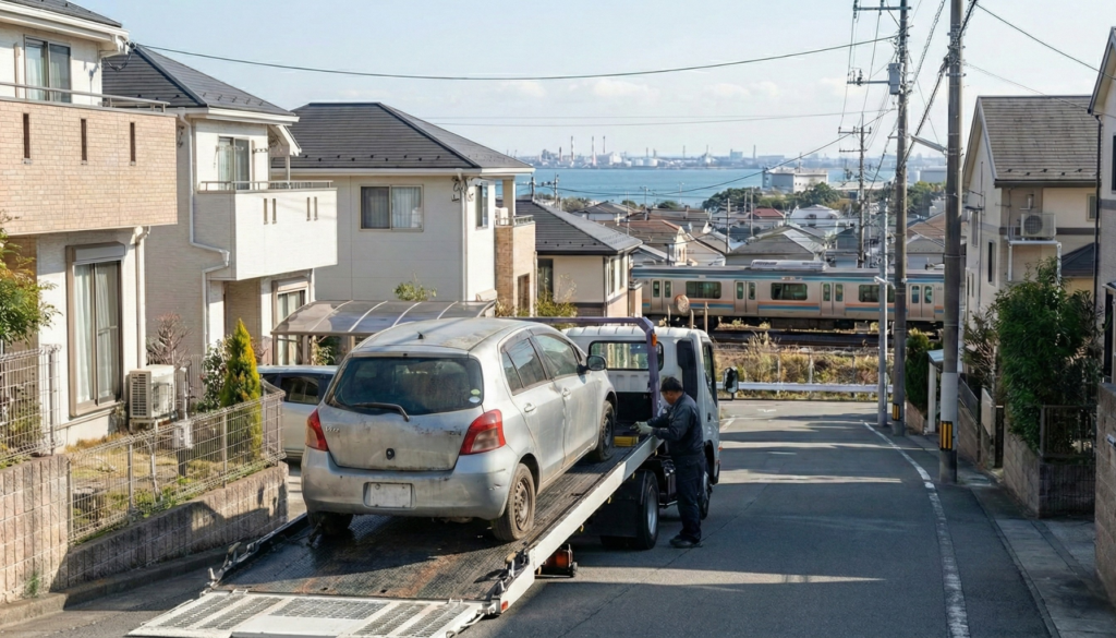 習志野市の廃車買取！狭い道や塩害等の理由と実際の買取事例