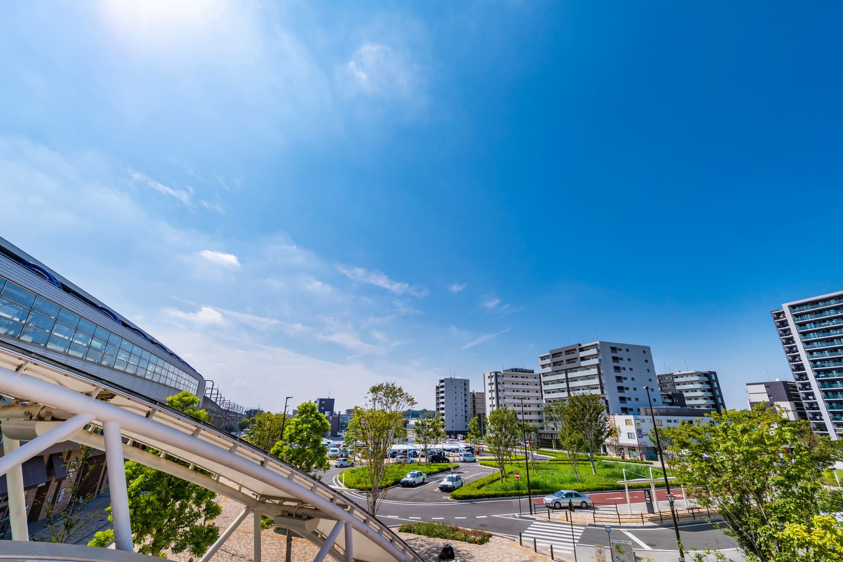 流山市の交通網と車の処分のイメージ