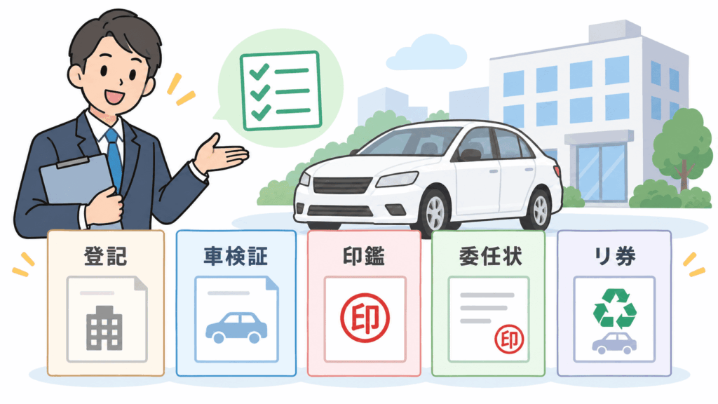 必要な書類のイメージ