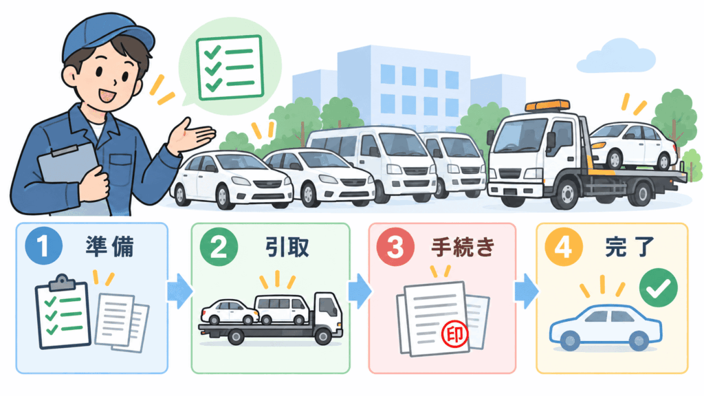複数台廃車のイメージ